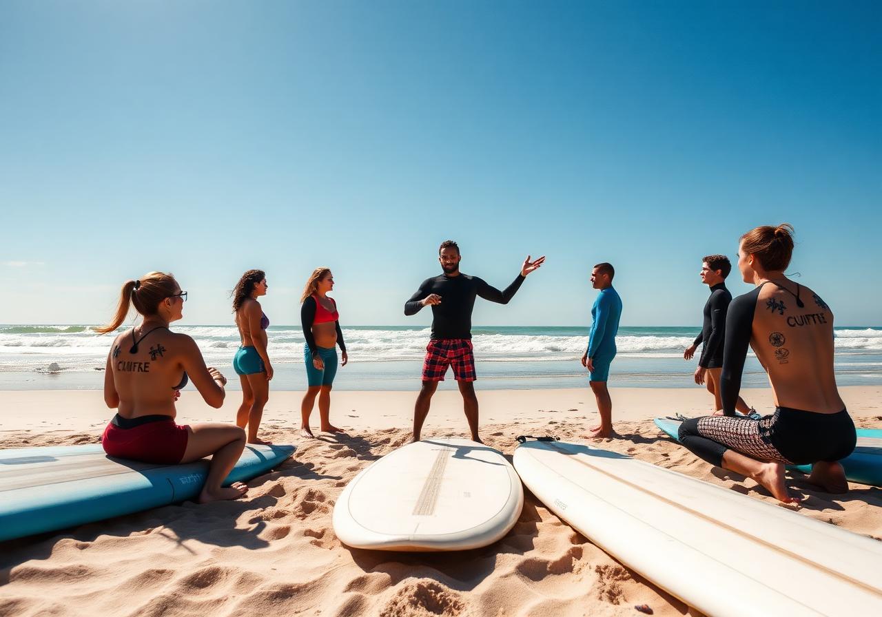 Clases de Surf en Grupo